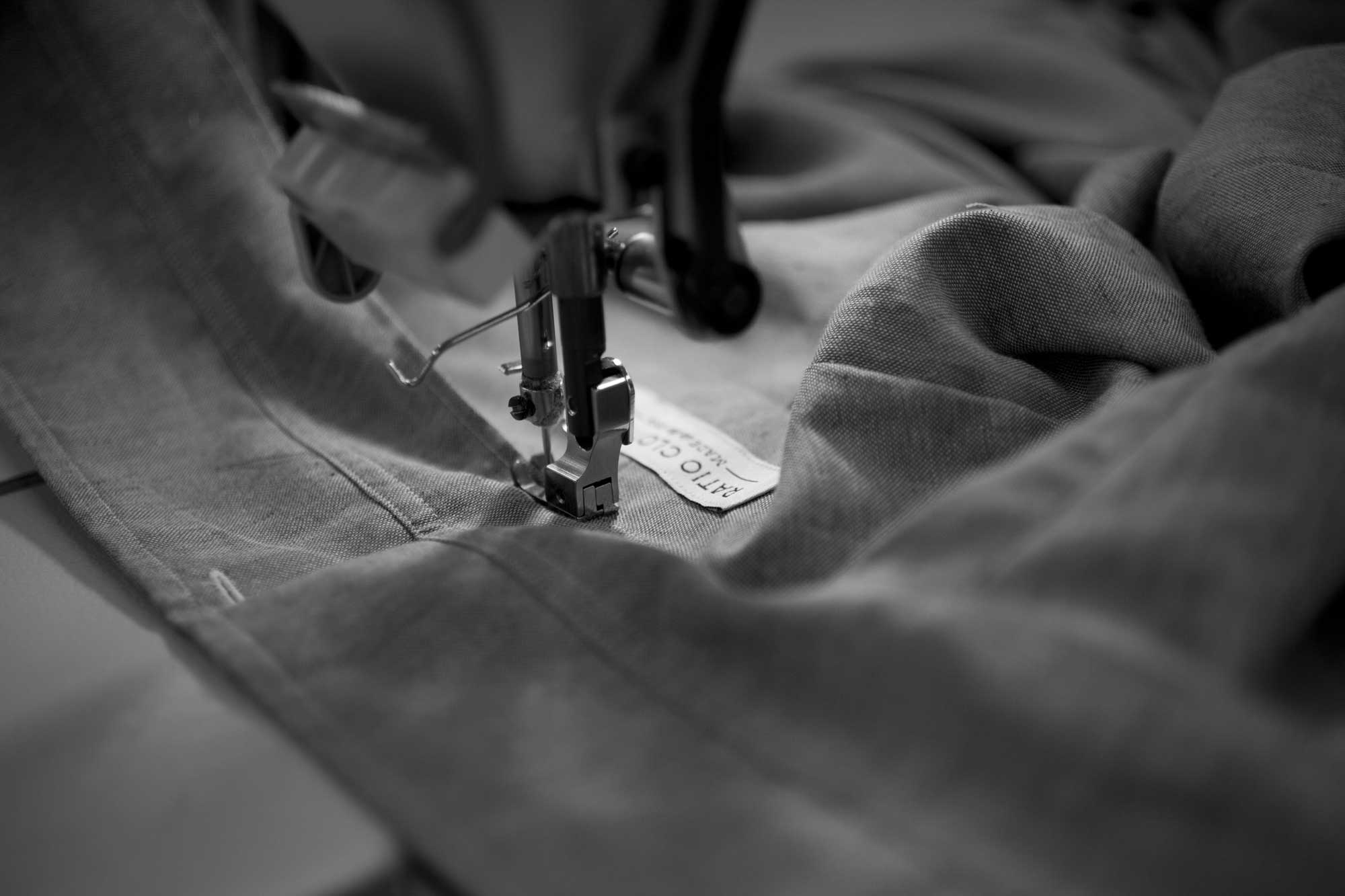 Sewing a shirt